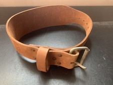 VINTAGE EXCEL the exercise company Cintura Marrone in Pelle Sollevamento Pesi