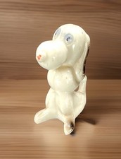 Dog Figurine Resin Red Nose