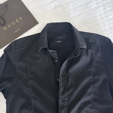 Gucci Camicia Nera Abito Uomo