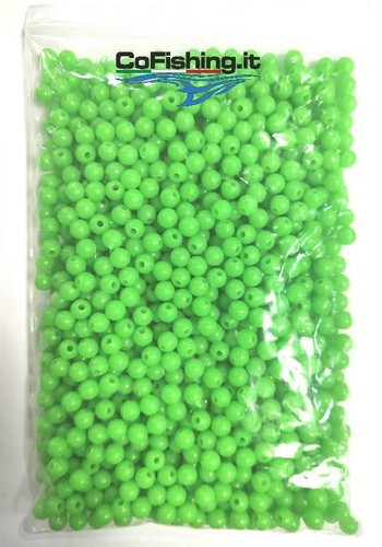 Perline pesca tonde hard - pesca, verde