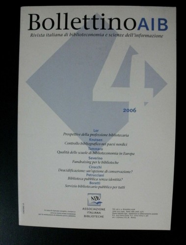 Bollettino aib 4 2006 - n., 4-2006