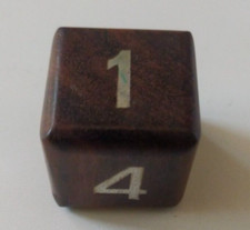 DADO GIOCO DA TAVOLO NUMERATO DA 1 A 5 LEGNO 3 CM.