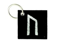 portachiavi ricamato ricamo