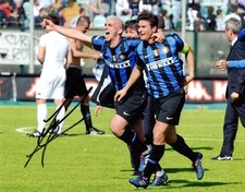 JAVIER ZANETTI Foto Autografata Autografo Soccer Signed Photo Proof Inter