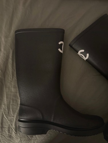 Bottes chanel noir - noir, femme