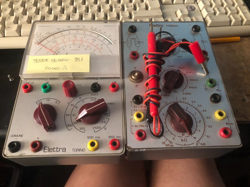 Scuola radio elettra tester - radio,