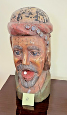 ANTICA FARMACIA YAWNER O GAPER "PILL TAKER" INSEGNA COMMERCIALE STATUA OLANDA