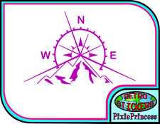 Adesivo vinile parete Bussola