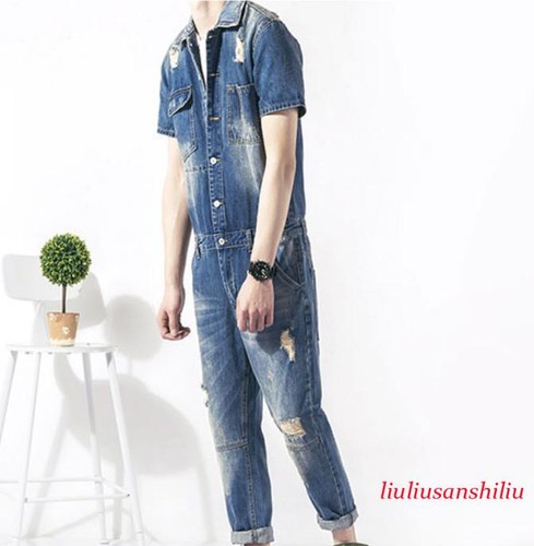 Salopette uomo denim foro