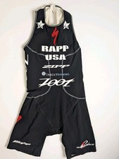 Zoot RAPP USA Triathlon Race Singlet Uomo XS/S - Firmato "J Rapp" Specializzato