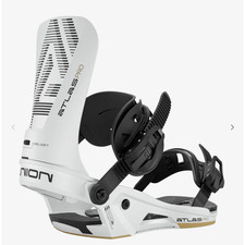 Union bindings atlas pro metallic white attacchi snowboard 2026 new M L top a...