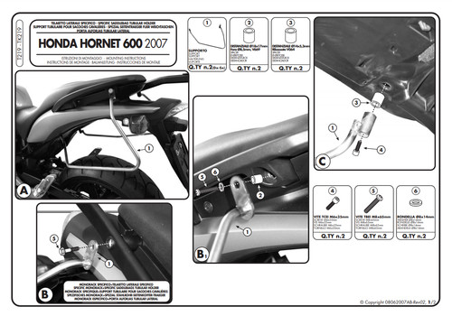 Givi telaio per borse - givi,