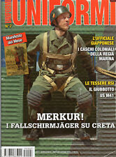 UNIFORMI n.7 FALLSCHIRMJAGER caschi coloniali regia marina tessere RSI WW2