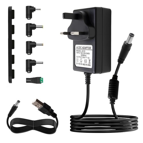 Adattatore alimentatore 24v - alimentatore, 1a
