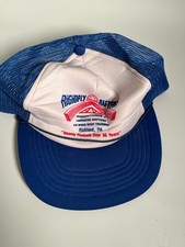 Vntg Rigidply Rafters Richland PA Truckers Hat Foam Mesh Rope Wood Roof Laminate