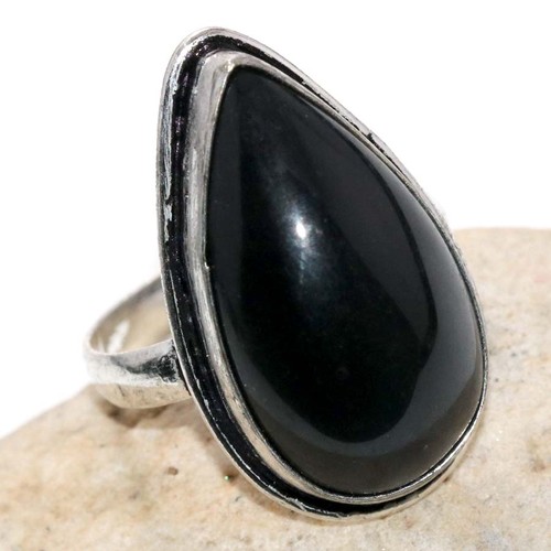 Anello occhio ossidiana
