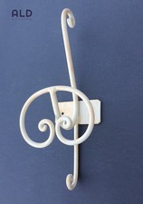 Appendi abiti da parete appendino da muro avorio attaccapanni in ferro battuto