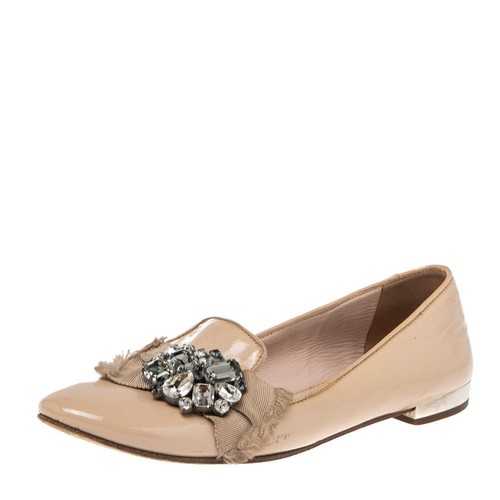 Ballerine miu nude pelle - ballerine,