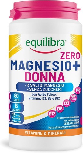 Equilibra magnesio donna zero - magnesio,