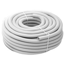 TUBO GUAINA FLESSIBILE SPIRALATA 30 METRI GRIGIA PER CAVI ELETTRICI 20MM 25MM