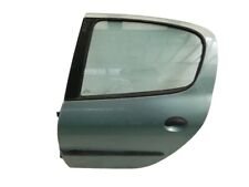 PORTA POSTERIORE SINISTRA PEUGEOT 206 (1998 - 2009) SPORTELLO VERDE CON VETRO