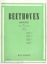 Beethoven: Sonata Per Pianoforte (Piano Sonata) Op.10 N.1 (Casella) - Ricordi