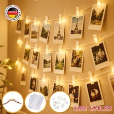 120 LED Foto Clip Catena