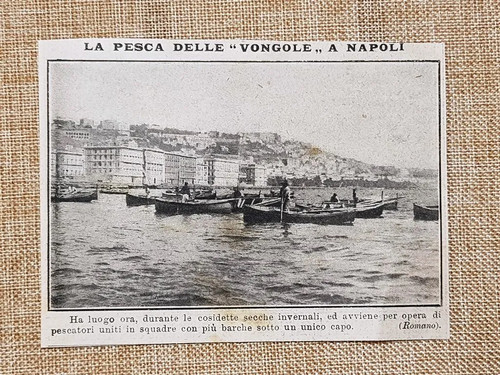 Napoli nel 1914 - pesca, delle