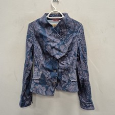 Giacca drappeggiata jacquard