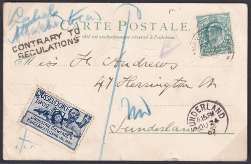 1905 kevii card - gb,