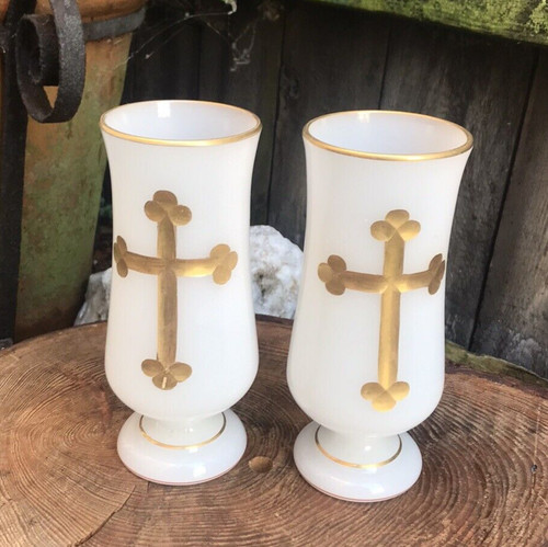 Glass vases antique church - glass,