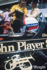 Elio De Angelis pre gara sat