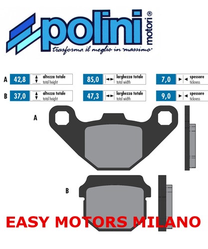 Coppia pastiglie freno - pastiglie,