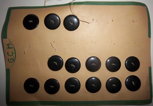 Bottoni vintage nero - -,