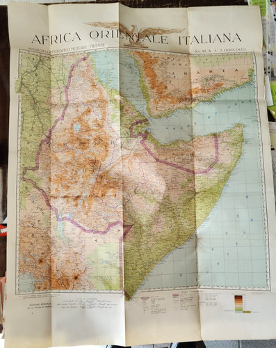 Mappa originale africa - mappa,