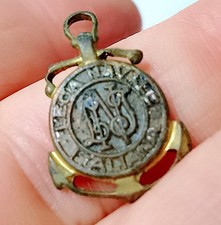 LEGA NAVALE ITALIANA 60s italy distintivo militare danneggiato