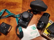 Fuji Fujica STX-2 Nera con 2 obbiettivi   flash custodia e istruzioni