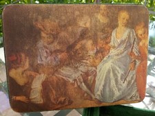 portagioie vintage in velluto verde 