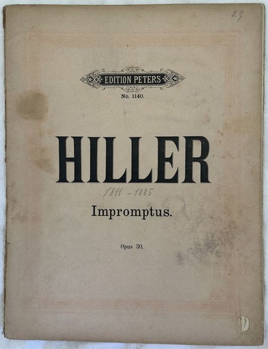 Deux impromptus brillants - impromptus,