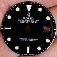 Quadrante nero Rolex per