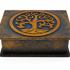 Scatola porta gioie in legno