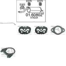 Kit di scarico MTS per FIAT