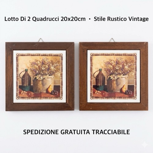 Quadretti vintage legno e - legno,