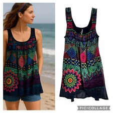 Desigual Flowy Foderato Tank S