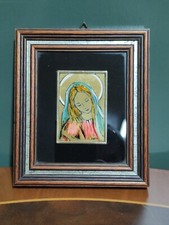 QUADRO DIPINTO SU LAMINA D'ORO STILARTE ANNI 80