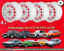 4 pz. cerchi Volkswagen 6x14