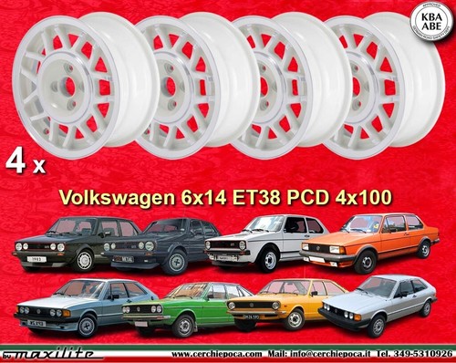 Cerchi volkswagen 6x14 - 4,