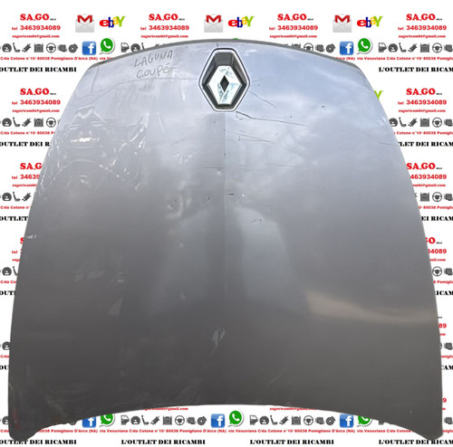 Cofano anteriore renault - anteriore,