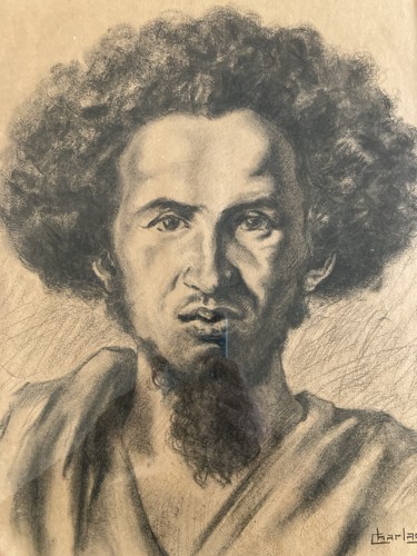 Carboncino ritratto - carboncino,