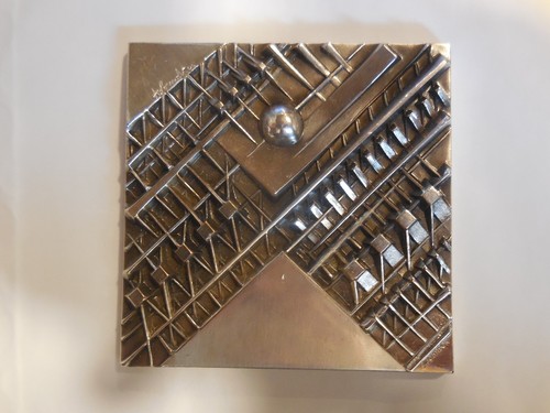 Medaglia placca bankamericard - medaglia,